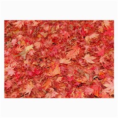 RED MAPLE LEAVES Large Glasses Cloth