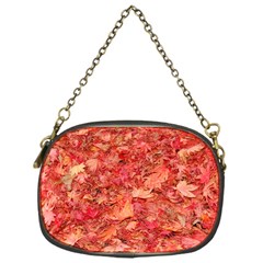 RED MAPLE LEAVES Chain Purses (One Side) 