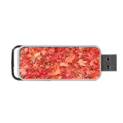 RED MAPLE LEAVES Portable USB Flash (Two Sides)