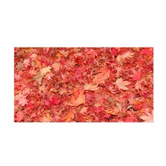 RED MAPLE LEAVES Satin Wrap