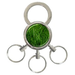 Green Grass 1 3-ring Key Chains by trendistuff
