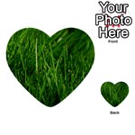 GREEN GRASS 1 Multi-purpose Cards (Heart)  Front 11