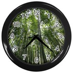 BAMBOO GROVE 1 Wall Clocks (Black)