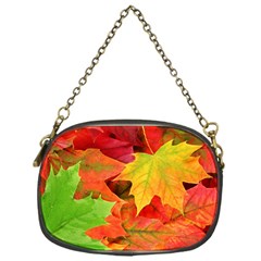 Autumn Leaves 1 Chain Purses (one Side)  by trendistuff