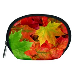 Autumn Leaves 1 Accessory Pouches (medium)  by trendistuff