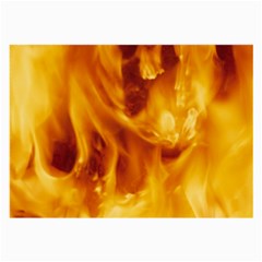 YELLOW FLAMES Large Glasses Cloth (2-Side)