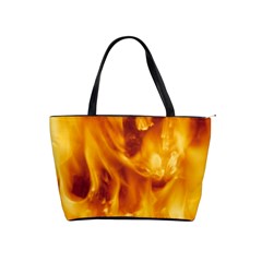 YELLOW FLAMES Shoulder Handbags