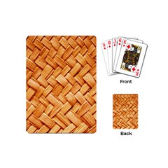 Woven Straw Playing Cards (mini)  by trendistuff