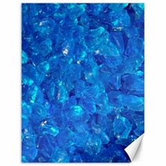 Turquoise Glass Canvas 12  X 16   by trendistuff