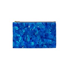 Turquoise Glass Cosmetic Bag (small)  by trendistuff