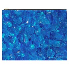 Turquoise Glass Cosmetic Bag (xxxl)  by trendistuff