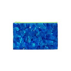 Turquoise Glass Cosmetic Bag (xs) by trendistuff