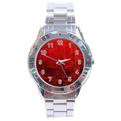 Shades Of Red Stainless Steel Men s Watch by trendistuff