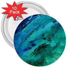 Shades Of Blue 3  Buttons (10 Pack)  by trendistuff