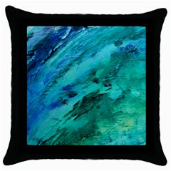 Shades Of Blue Throw Pillow Cases (black) by trendistuff