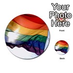 PRIDE FLAG Multi-purpose Cards (Round)  Front 12