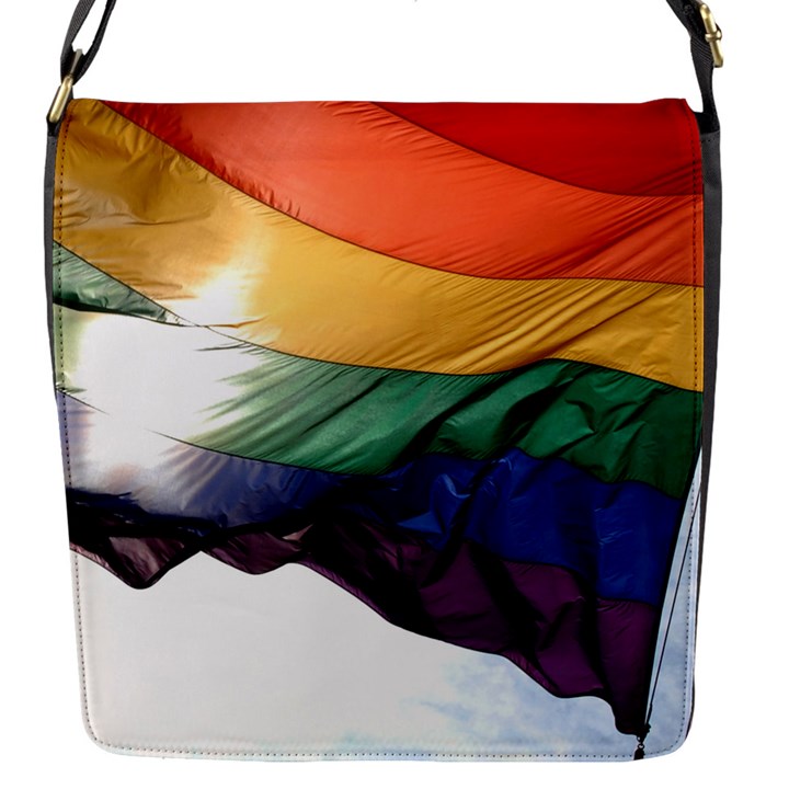 PRIDE FLAG Flap Messenger Bag (S)