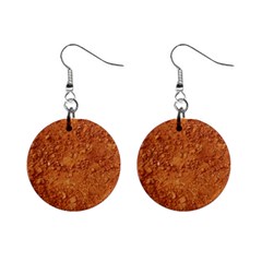 Orange Clay Dirt Mini Button Earrings by trendistuff