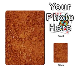 Orange Clay Dirt Multi-purpose Cards (rectangle)  by trendistuff