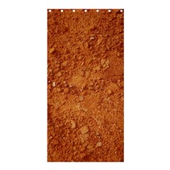 Orange Clay Dirt Shower Curtain 36  X 72  (stall)  by trendistuff