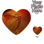 MOSQUITO IN AMBER Multi-purpose Cards (Heart)  Back 47