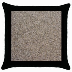 Light Beige Sand Texture Throw Pillow Cases (black) by trendistuff