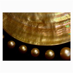 Golden Pearls Large Glasses Cloth (2-side) by trendistuff