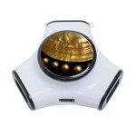 GOLDEN PEARLS 3-Port USB Hub Front