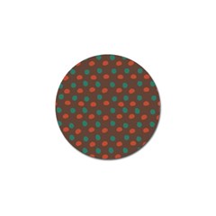 Distorted Polka Dots Pattern Golf Ball Marker (10 Pack) by LalyLauraFLM