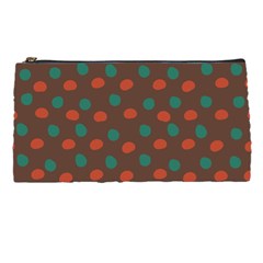 Distorted Polka Dots Pattern Pencil Case by LalyLauraFLM