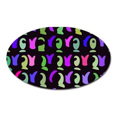 Misc Shapes Magnet (oval) by LalyLauraFLM