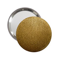 Gold Plastic 2 25  Handbag Mirrors by trendistuff