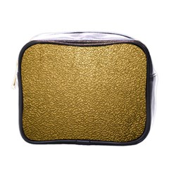 Gold Plastic Mini Toiletries Bags by trendistuff