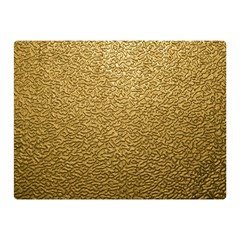 Gold Plastic Double Sided Flano Blanket (mini) 