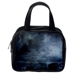 Black Splatter Classic Handbags (one Side) by trendistuff