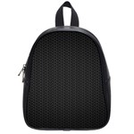 BLACK HONEYCOMB School Bags (Small)  Front