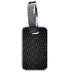 Black Honeycomb Luggage Tags (two Sides) by trendistuff