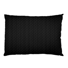 Black Honeycomb Pillow Cases (two Sides) by trendistuff