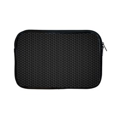 Black Honeycomb Apple Ipad Mini Zipper Cases by trendistuff