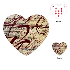 Abstract 2 Playing Cards (heart)  by trendistuff