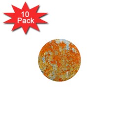 Yellow Rusty Metal 1  Mini Magnet (10 Pack)  by trendistuff