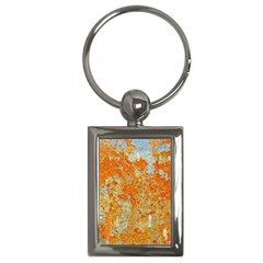 Yellow Rusty Metal Key Chains (rectangle)  by trendistuff