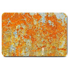 Yellow Rusty Metal Large Doormat  by trendistuff