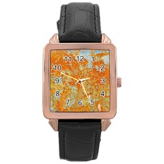 Yellow Rusty Metal Rose Gold Watches by trendistuff