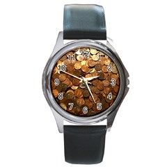 Us Coins Round Metal Watches