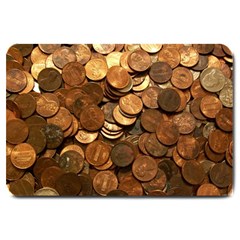 Us Coins Large Doormat  by trendistuff