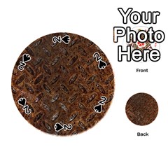 Rusty Metal Pattern Playing Cards 54 (round) 