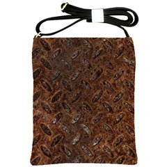 Rusty Metal Pattern Shoulder Sling Bags by trendistuff