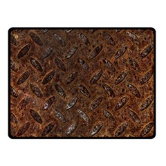 Rusty Metal Pattern Double Sided Fleece Blanket (small)  by trendistuff