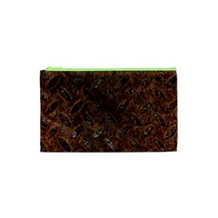 Rusty Metal Pattern Cosmetic Bag (xs) by trendistuff